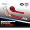 Tie 4 Safe 2" x 8' Ratchet Tie Down Strap w/ Flat Snap Hook Car Auto Hauler Tow Truck Red, 2PK RT48-8-R-C-2 - alternate 1